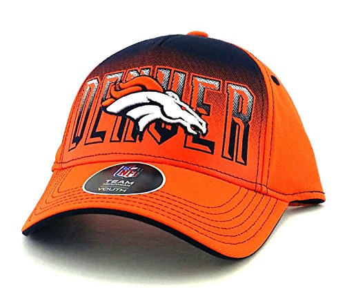 Vintage NFL Denver Broncos Reebok Curved Bill Cap Orange Blue 