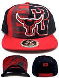 Chicago 23 Top Level 2 Tone Longhorn Snapback Hat