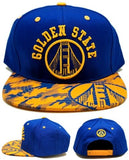 Golden State Top Level Bridge Camo Snapback Hat