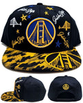 Golden State Top Level Celebration Bridge Snapback Hat