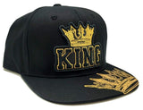 Crowned King Top Level Stacked Royalty Snapback Hat