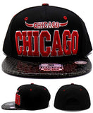 Chicago Headlines Blockbuster Snakeskin Snapback Hat