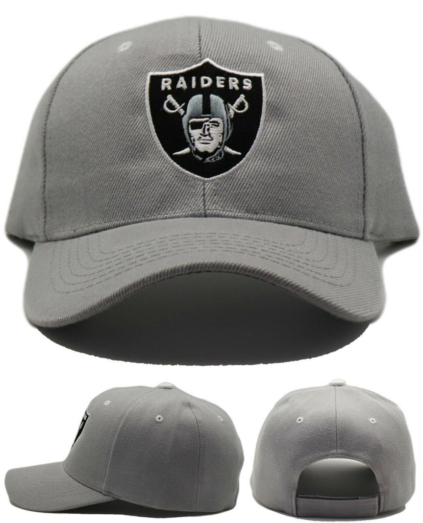 Las Vegas Raiders 47 Brand Steel Gray Clean Up Adjustable Hat
