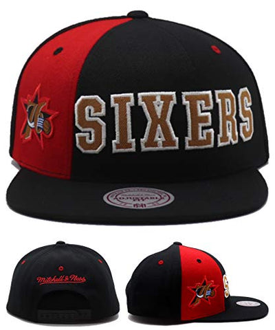 Philadelphia 76ers Mitchell & Ness Retro Hexagon Snapback Hat