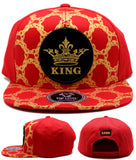 Top Level Crown King Luxe Chains Snapback Hat