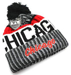 Chicago King's Choice True Legend Polar Fleece Cuffed Pom Knit Beanie