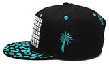 BLVD Supply Palm Flag Leopard Snapback Hat