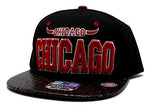 Chicago Headlines Blockbuster Snakeskin Snapback Hat