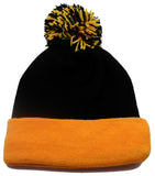 Pittsburgh Premium Colossal Cuffed Pom Beanie