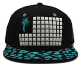 BLVD Supply Palm Flag Leopard Snapback Hat