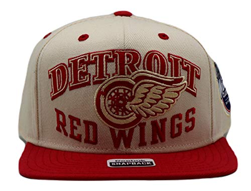 Detroit Red Wings White/Red Reebok NHL Reversible 560 Knit Hat