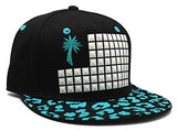 BLVD Supply Palm Flag Leopard Snapback Hat