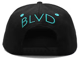 BLVD Supply Palm Flag Leopard Snapback Hat