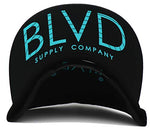 BLVD Supply Palm Flag Leopard Snapback Hat