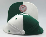Boston Celtics Mitchell & Ness 4 Way Split Snapback Hat